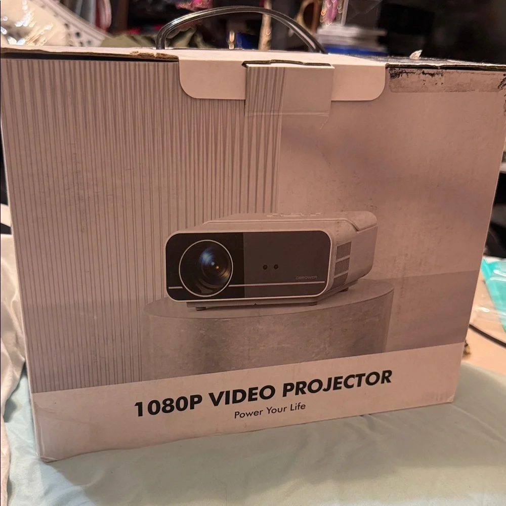 1080P Video Projector - white